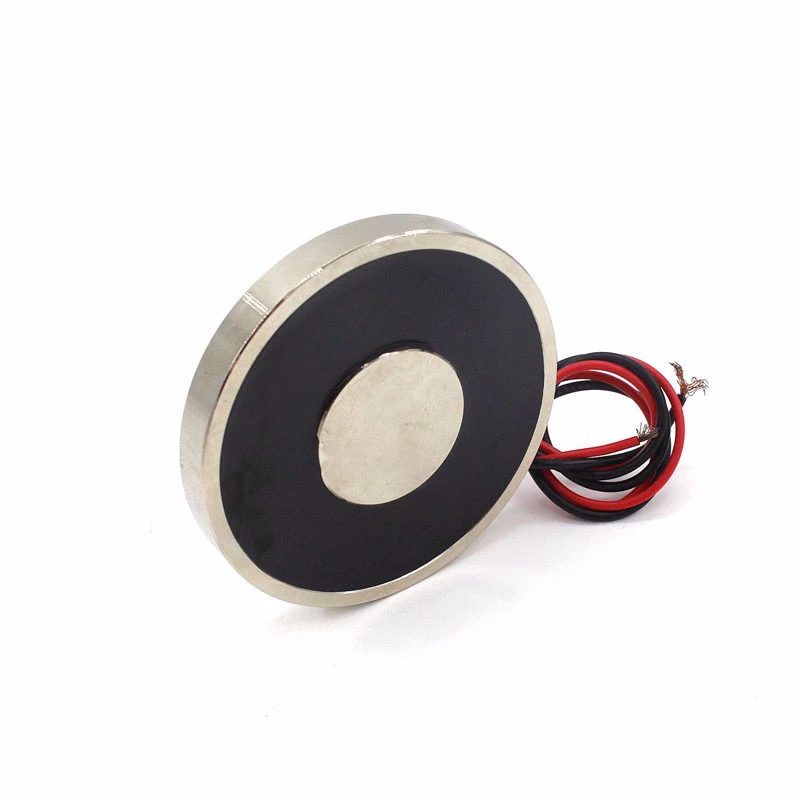 

70/9 Holding Electric Sucker Electromagnet Solenoid Magnet Dc 12v 24v Suction-cup Cylindrical Lifting 30kg Suction Plate Metal