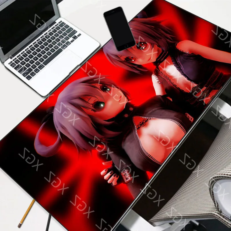 Yuzuoan XL Dabo Mouse Pad Anime Carpet PC Gamers Computer Speed Keyboard Game Accessories Table Mat Gojo Satoru Mouse Pad