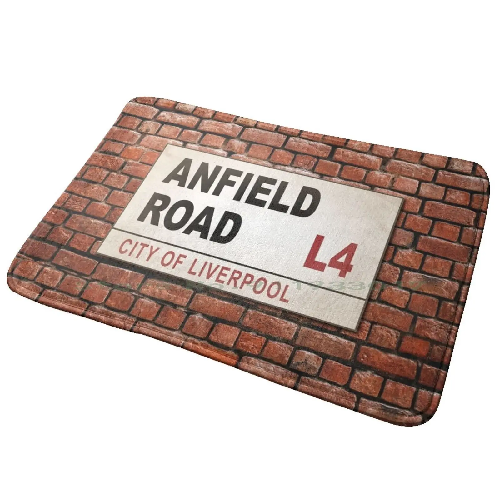 Anfield Road Street Sign Entrance Door Mat Bath Mat Rug Althea Wsbk Carlos Checa 7 Foto Superbike Corse Motorcycle Race Racing