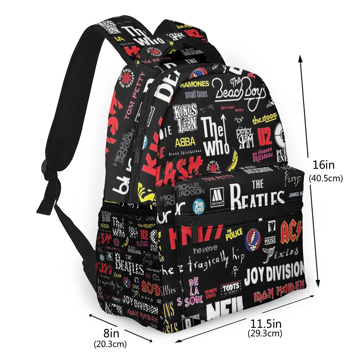 Punk Rock Rugzak Voor Meisjes Jongens Reizen Rucksackpacks Voor Tiener Schooltas