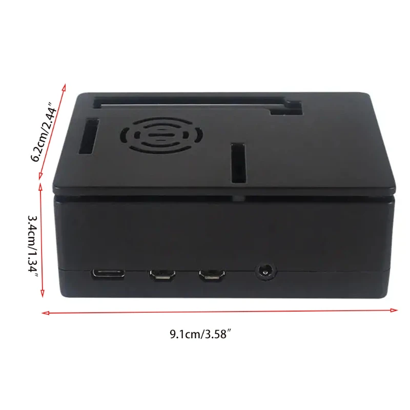 3,5 zoll Touch Screen 480*320 LCD Display ABS Fall Schutzhülle Shell für Raspberry Pi 4 Modell B zubehör H052