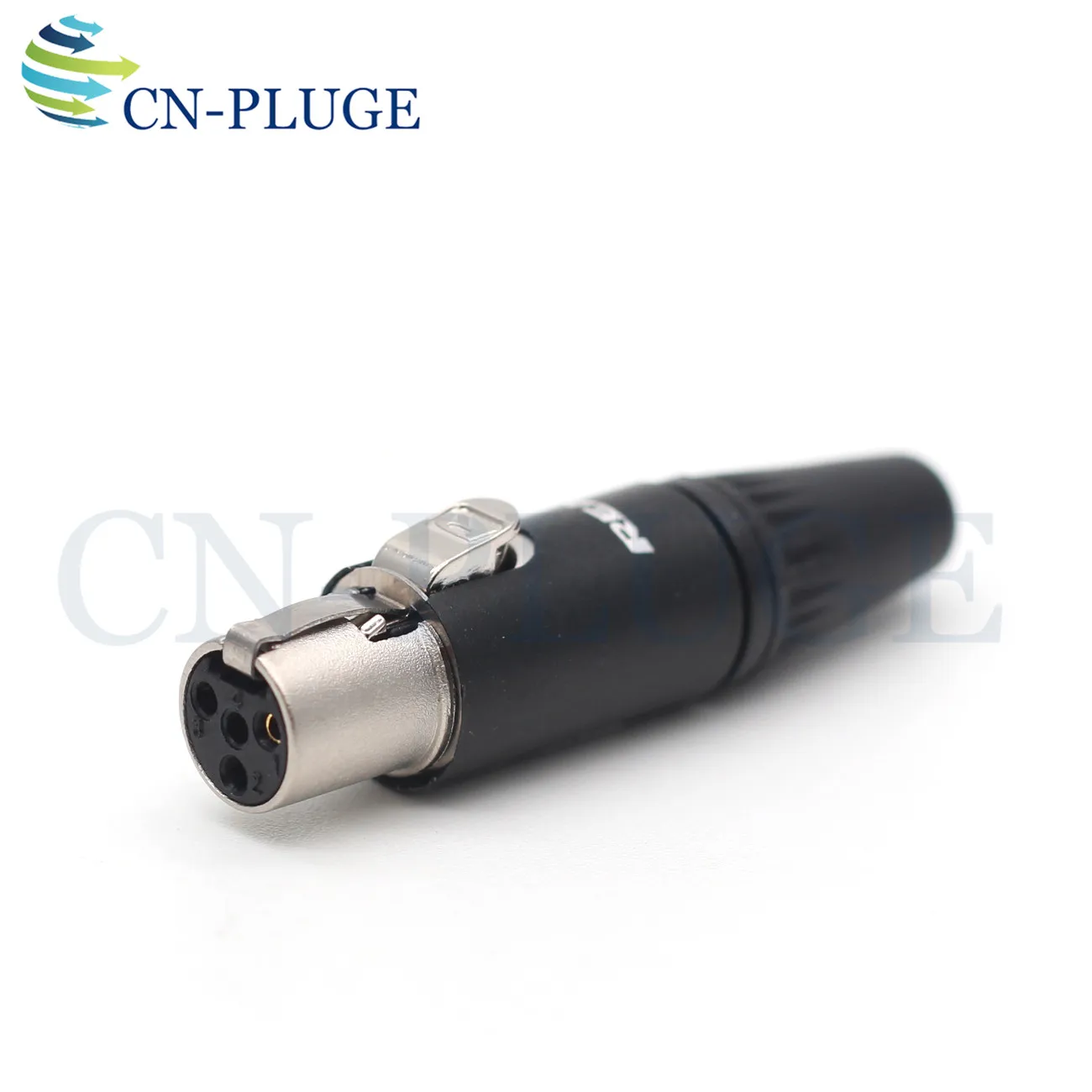 TA4F mini xlr 4 pin Little Lock Connector, Mini XLR Connector,  4-pin female monitor power plug, 833 power plug