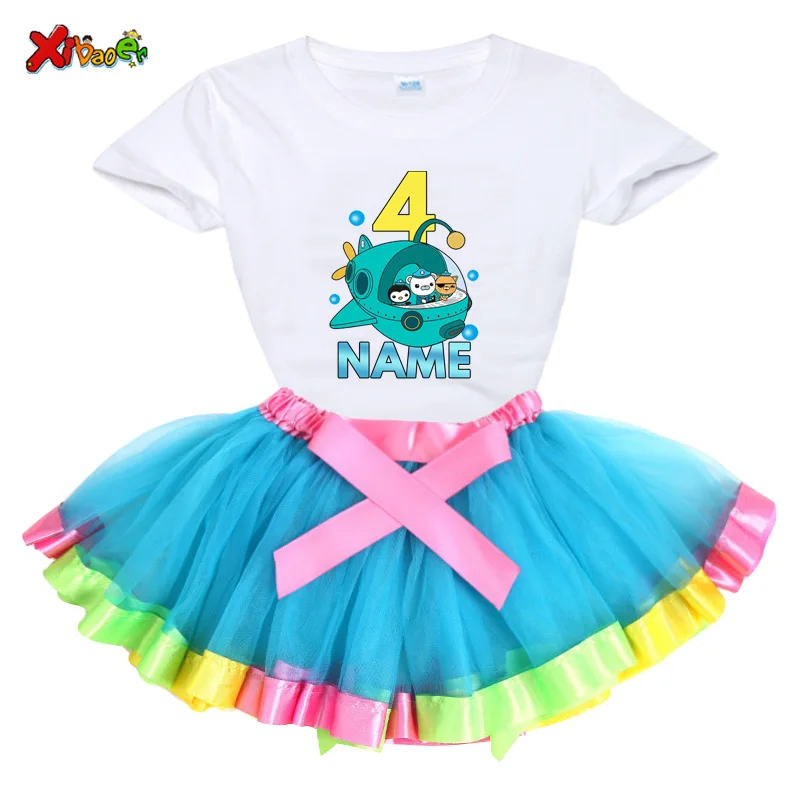 

Summer Baby Girl Dress Unicorn Party Girls Tutu Dress Toddler Kids Clothes Baby 1st Birthday Outfits Infantil Vestido Dress sets