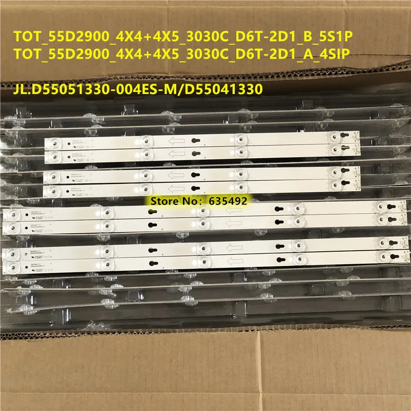 

New 5kit LED Strip For 55HR330M05A6 55HR330M04B6 4C-LB5504-YH01J 4C-LB5505-YH01J B55A858U L55F3800A L55E5800A-UD LVF550CS0T