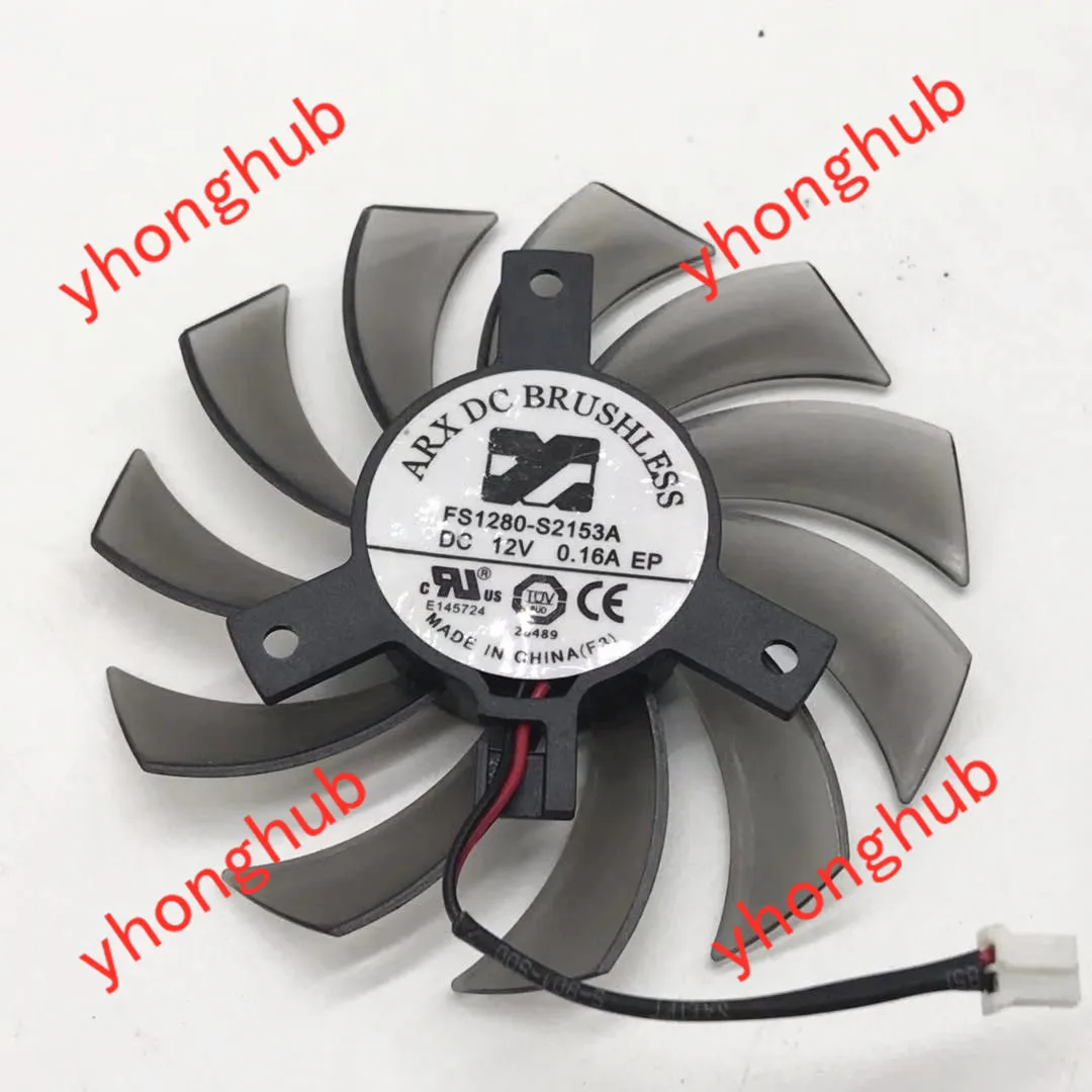 

ARX FS1280-S2153A EP DC 12V 0.16A 2-Wire Server Cooling Fan