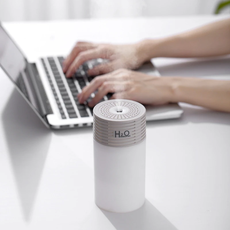 300ml usb umidificador de ar mini ultra-sônico fabricante de névoa fria com colorido led night light para casa carro aroma humidificador difusor