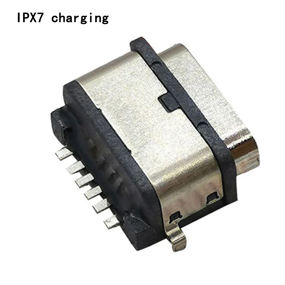 防水USBタイプCコネクタ,6ピン,10個,充電ジャック,Xiaomi,Huawei,Samsung用