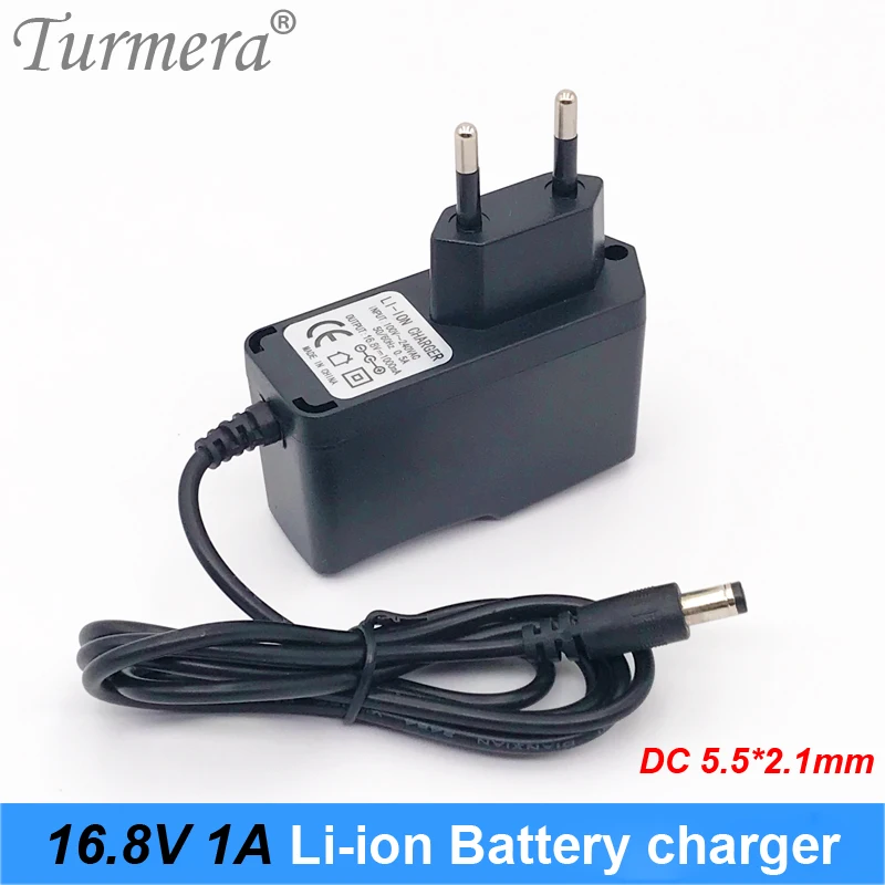 16.8V 14.4V Pin Sạc Cho Pin Lithium 16.8V 1a Với Dc 5.5*2.1 Cho Tua Vít pin Phích Cắm Eu Turmera