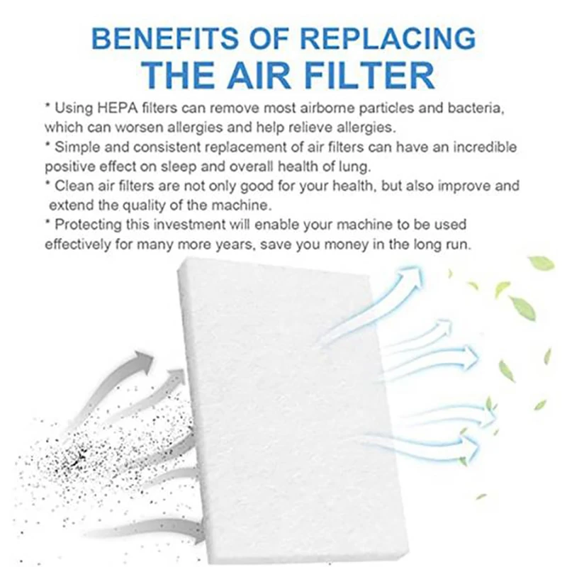 New 30Pcs Disposable Air Filters Premium Disposable Universal Replacement Filters for ResMed AirSense 10 AirCurve10 S9