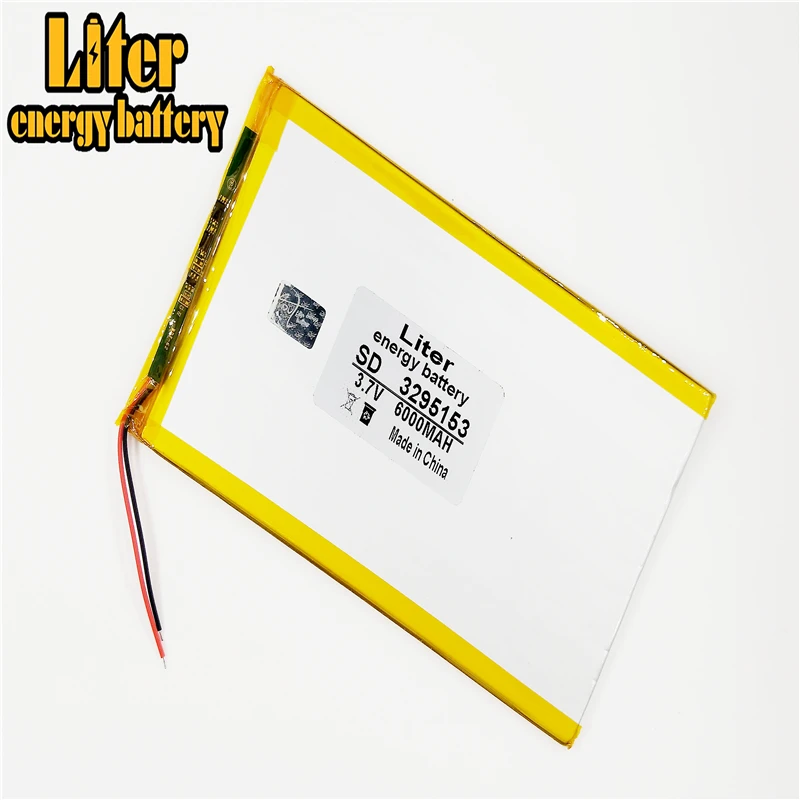 Polymer lithium batteries 3.7V 6000mAh 3295153 For 8 inch 9 inch 10inch 12-inch Tablet PC