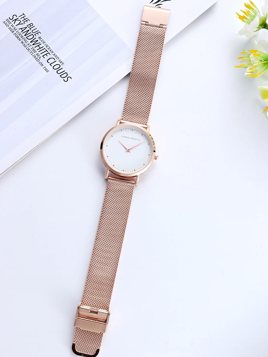 2021 New Style Original Quartz Waterproof Ladies Watch Fashion Creative Stainless Steel Mesh Band Women Watches relogio feminino