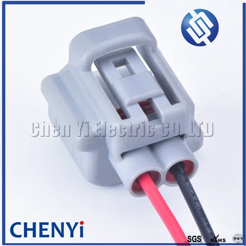 Imagen 2 del producto Conector de luz de señal de giro con enchufe antiniebla automotriz hembra o macho de 2 pines con arnés de cables 90980-11019 para Toyota