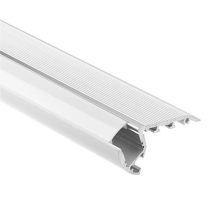 YANGMIN Free Shipping 6.6ft/2M 67x27mm Silver Internal Width 12mm LED Aluminum Channel System with Cover and End Caps