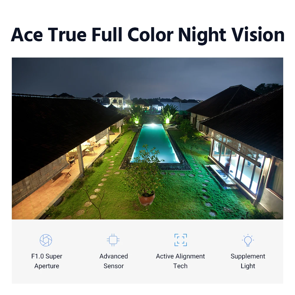 ANNKE 4pcs HD 5MP Full Color Night CCTV Camera Outdoor IP67 Weatherproof White Bullet Security Surveillance Camera System