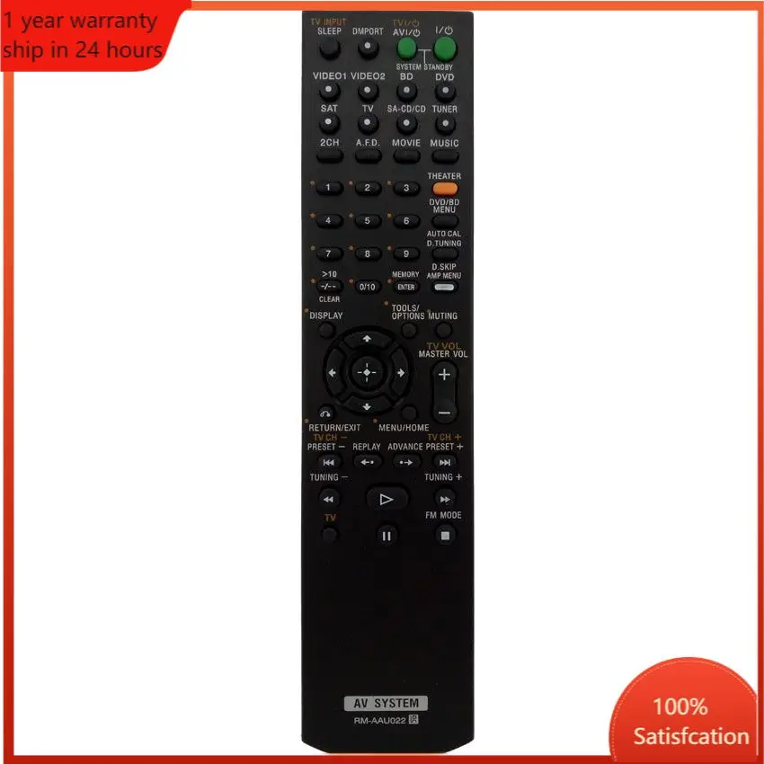 

NEW Replacement RM-AAU022 For Sony AV system Remote control STR-KS2300 STR-DG520 RM-AAU019 STR-DG520B STR-DG710