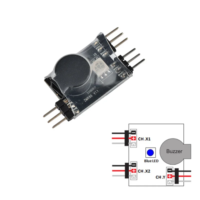 Mini Tracker Buzzer Alarm Out of Control Tracker Anti-lost Alarm and LED light Multicopter Quad Kit for RC Helicopters FPV Drone