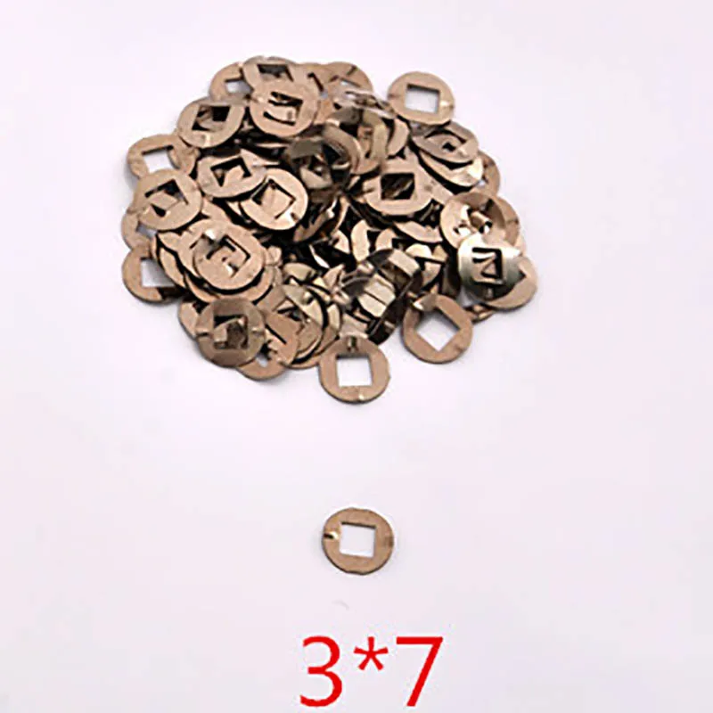 

200pieces/lot Single Layer Washers For Hairdressing Scissor Accessory Single Layer Stainless Steel Washers size 3*7mm