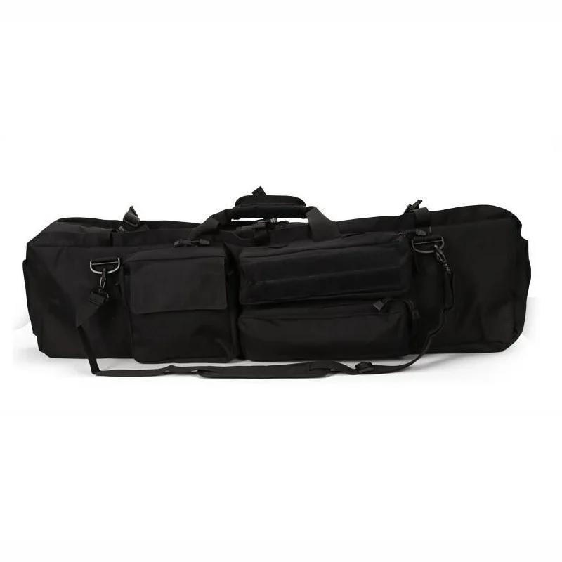 Imagem -04 - Tático Rifle Arma Bolsa Carry Case Cerca de 100cm com Alça de Ombro Bolsa de Caça ao ar Livre Case Proteção Mochila Quadrada M249