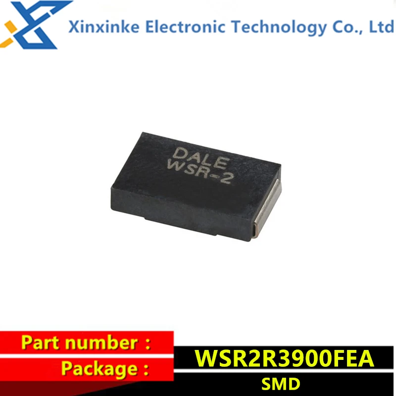 

WSR2R3900FEA DALE WSR-2 0.39R 1% 2W 4527 75PPM/C 390mOhms Current sensing resistor - SMD 2watts 0.39ohms New original genuine