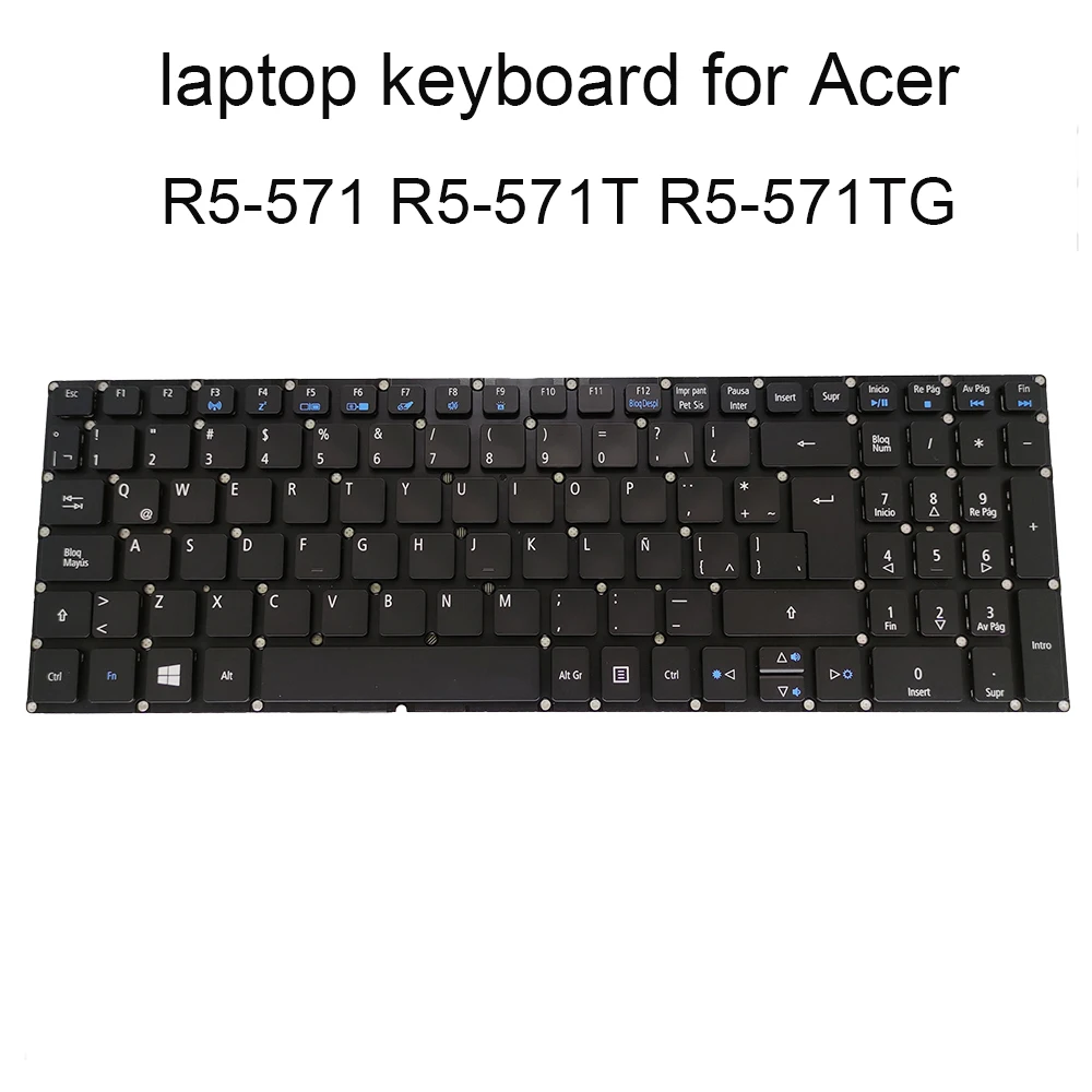 Replacement keyboards R5 571 Backlit keyboard for Acer Aspire R15 R5 571T 51CB LA Latin black laptop parts original LV5P A52BWL