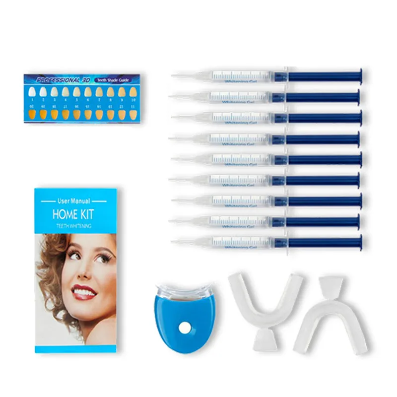 Kit de blanchiment des dents avec lampe à lumière froide, Gel au peroxyde, soins buccaux, équipement dentaire