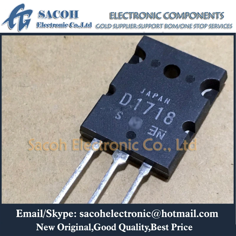 Refurbished Original 5Pairs(10Pcs)/Lot 2SD1718+2SB1163 OR 2SD1718A+2SB1163A OR 2SB1162+2SD1717 TOP-3L NPN + PNP Power Transistor