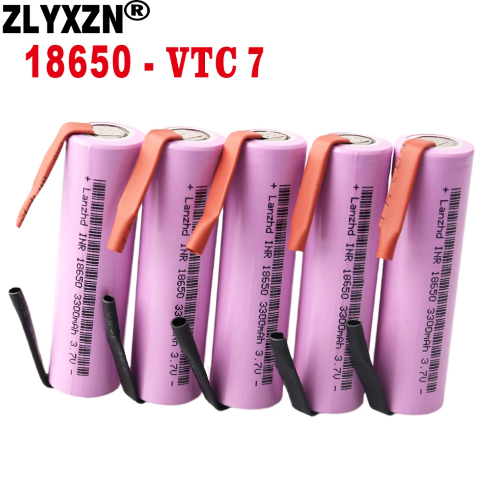 

New 8PCS 18650 DIY Battery Li ion 3.7V batteries 18650 3300mAh 17A For Bicycle Flashlight Mobile computer battery