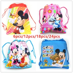 New Disney Mickey Minnie Del Mouse Non-tessuto Con Coulisse Zaino Sacchetto di Immagazzinaggio Sacchetto del Regalo Capretti Della Ragazza del Ragazzo di favore sacchetti di scuola rifornimenti del partito