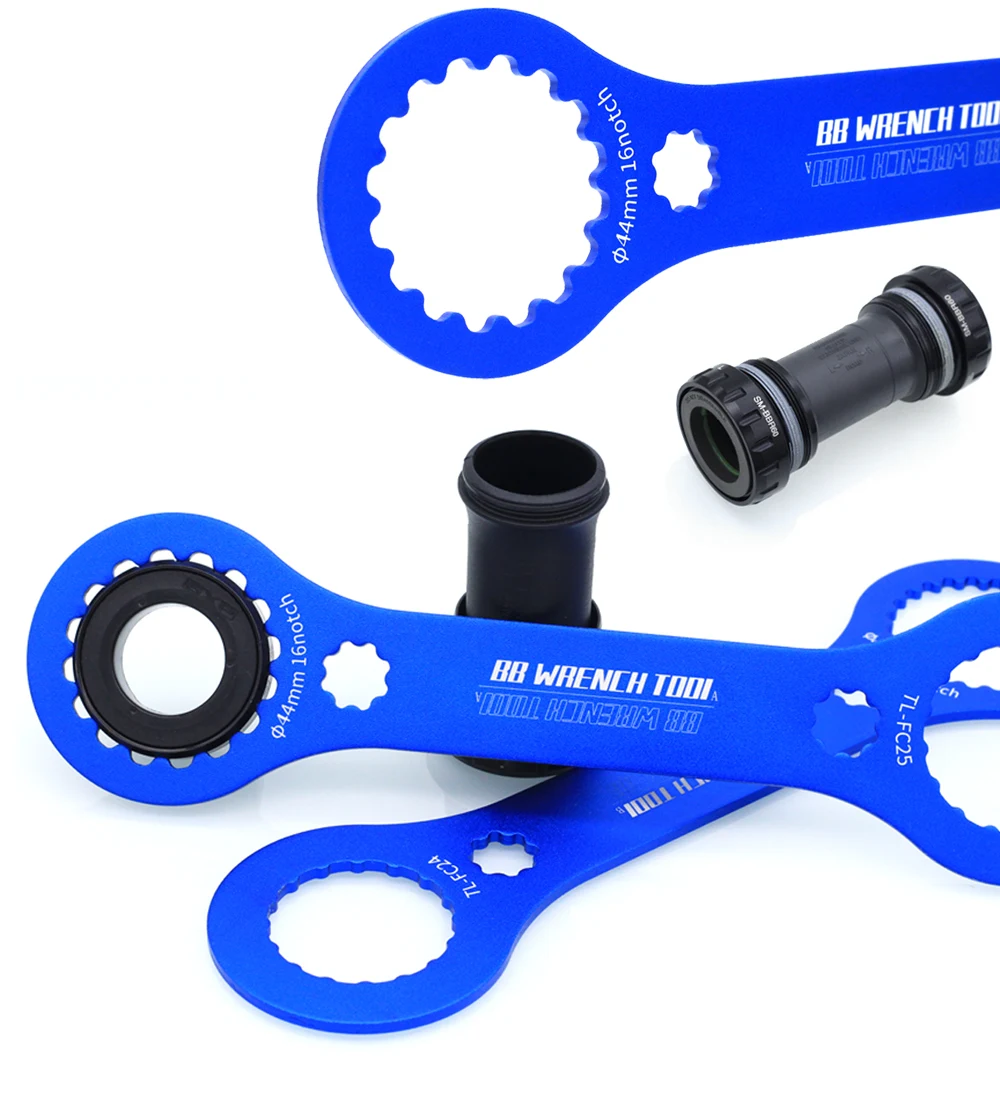 Bicycle BB Wrench Tool Aluminum Alloy Bottom Bracket Installation Repair Tools BB44-16 TL-FC32/TL-FC25/DUB BB44-16/TL-FC24