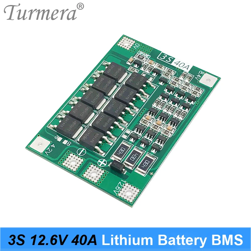 Custodia per batteria Turmera 12V Custodia per batteria agli ioni di litio Staffa 3x7 per alimentatore ininterrotto 12V 24V e uso batteria per bici