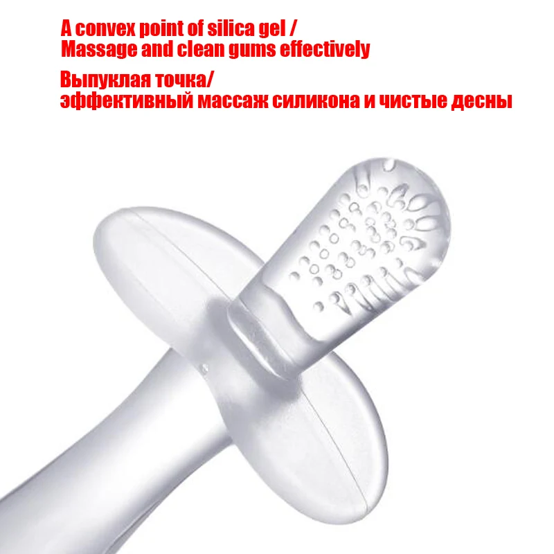 1Pcs Soft Silicone Pet Dog Toothbrush Teething Stick Protect Being Hurt Addition Bad Breath Tartar Oral Care Dog Cat Cleaning