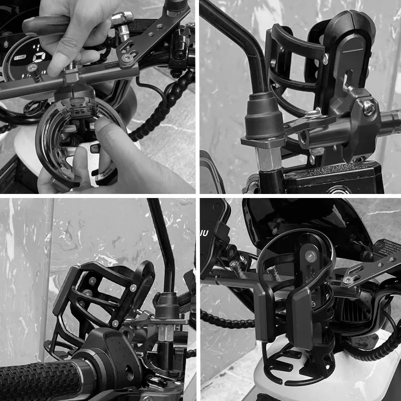 Für yamaha nmax125 nmax150 nmax155 nmax neue hochwertige motorrad cnc getränke wasser flasche käfig getränke becher halter