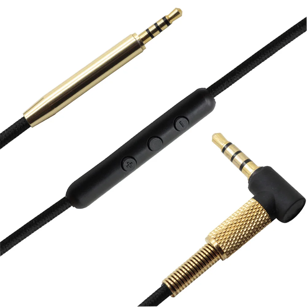 OFC Aux 3,5mm Zu 2,5mm Ersatz Nylon Geflochtene Stereo Audio Kabel Verlängerung Musik Kabel Draht Für Harman Kardon CL NC Kopfhörer