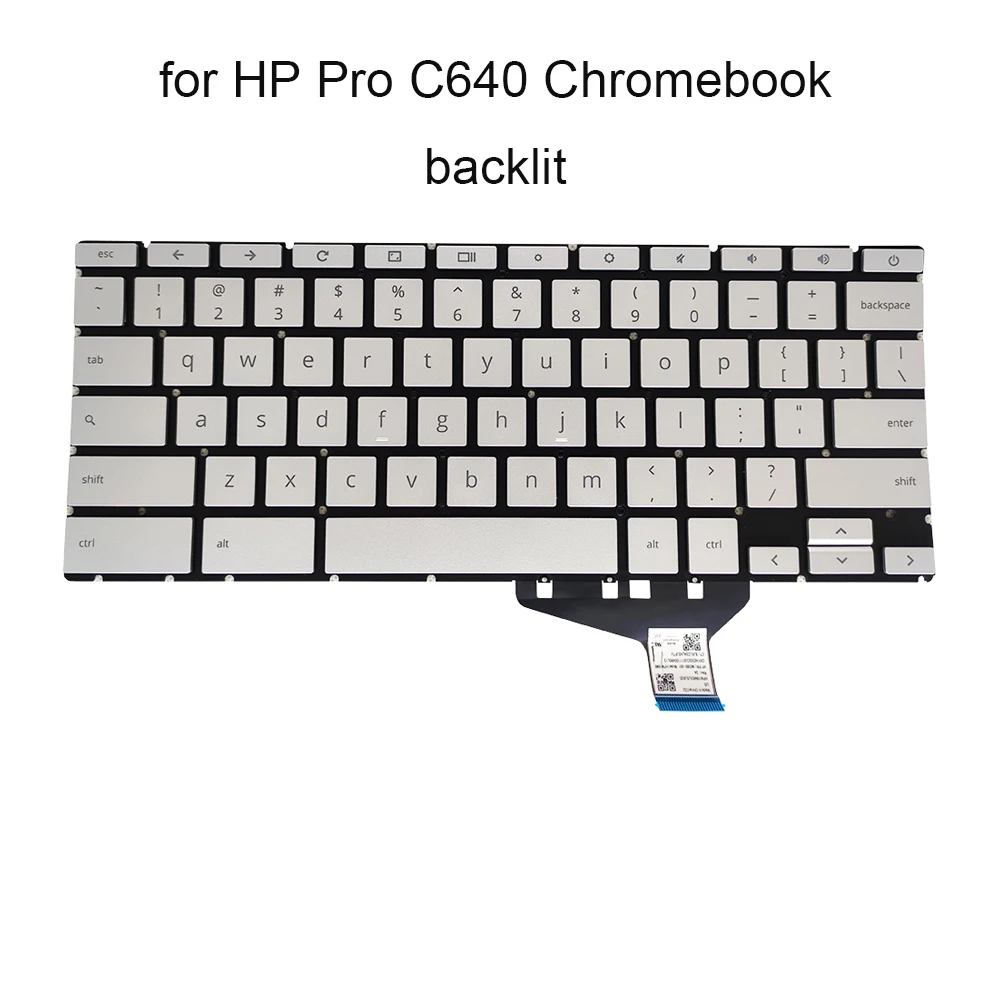 

Новая английская клавиатура с подсветкой для ноутбука HP Pro C640 Chromebook USA QWERTY, сменные клавиатуры с подсветкой M03661-001 HPM19M8