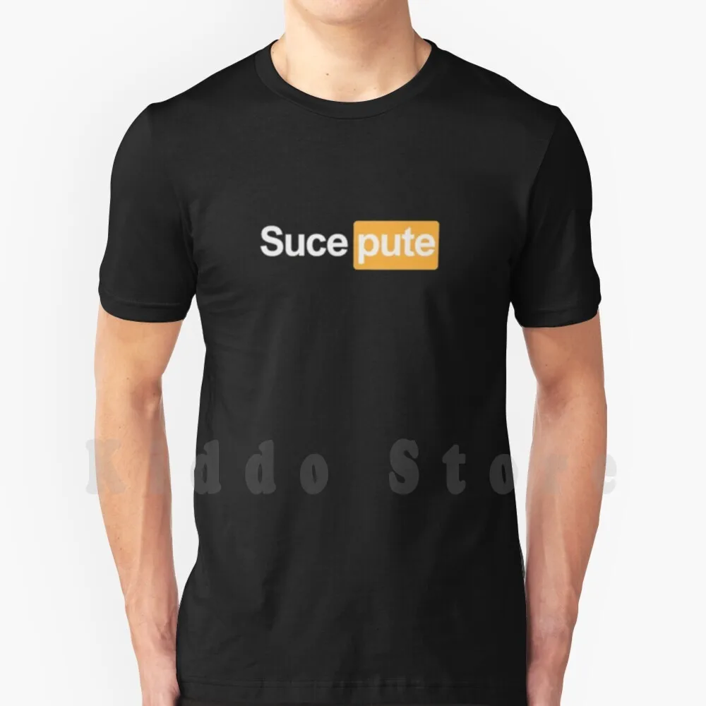 Sucepute Hub T Shirt Print For Men Cotton New Cool Tee Sucepute Alkpote Vald Megapute Rap Sucks Damso Brussels Paris La France