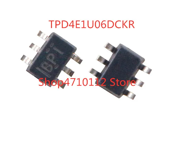 10PCS/LOT NEW Original TPD4E1U06DCKR TPD4E1U06 BPI BPS SC70-6