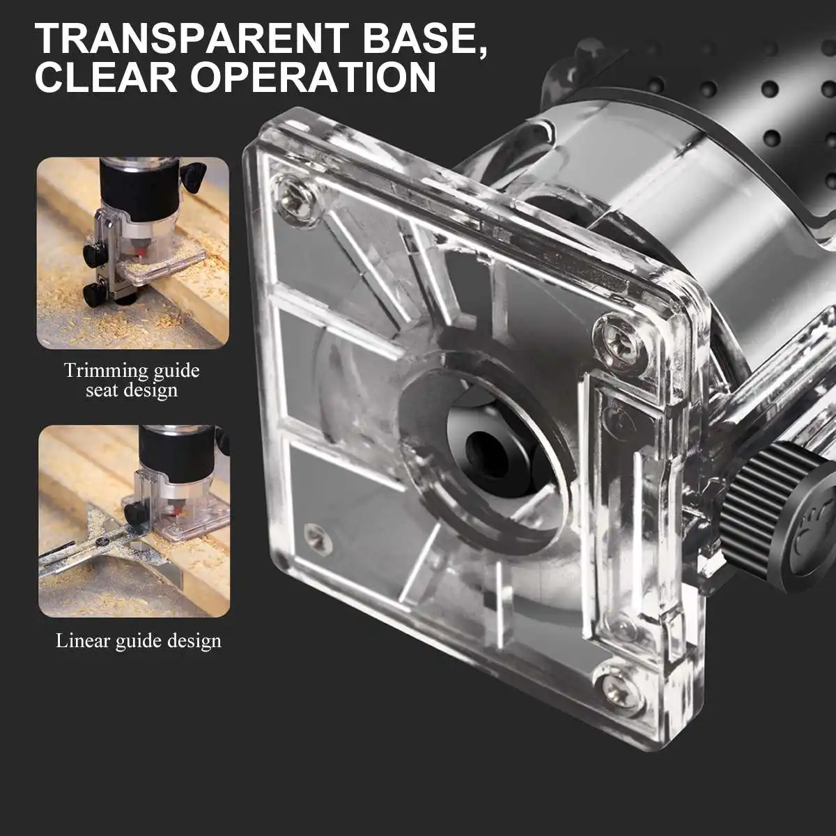 3000W 35000Rpm 6 Tốc Độ Gỗ Cầm Tay Bằng Điện Tông Đơ Cắt Gỗ Làm Khe Cắt Tỉa Máy Gỗ Router Joiner Bộ Phích Cắm Châu Âu