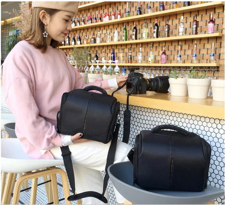 Bolsa impermeable para cámara DSLR, funda de cámara DV para Nikon D3200, D3300, D7000, D750, D7200, D610 y lente