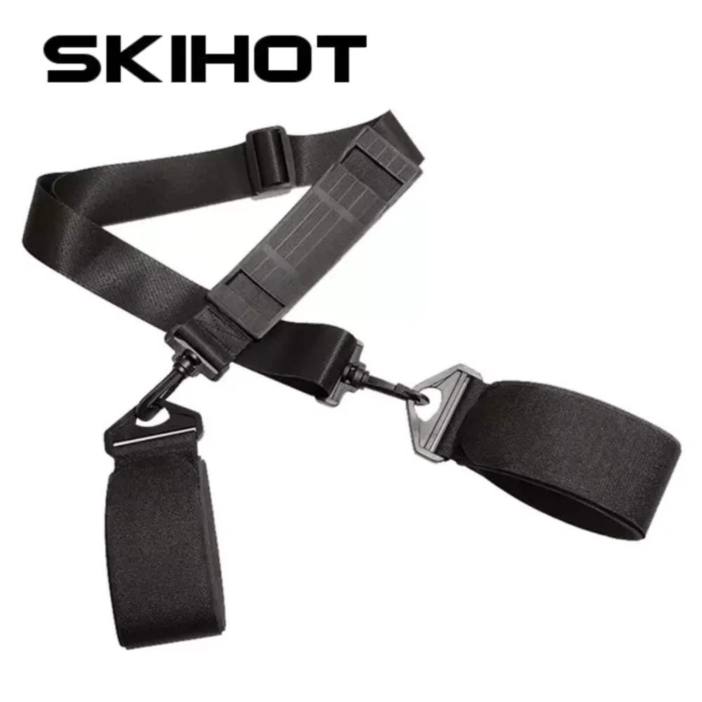 SKIHOT Snowboard pole shoulder strap with bode hook adjustable nylon ski handle strap