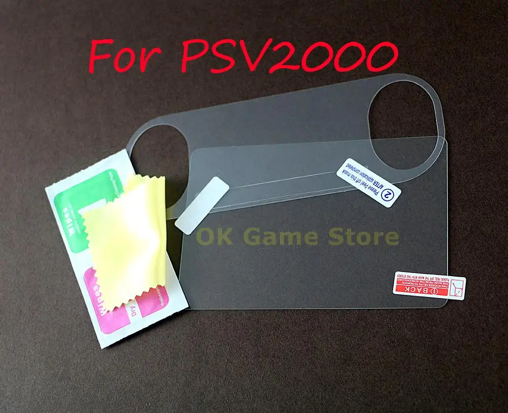 10 set/lotto Vetro Temperato Anteriore + Posteriore Della Copertura Della Protezione Dello Schermo Pellicola Protettiva Guard Per Sony PlayStation Psvita PSV 2000 Sottile