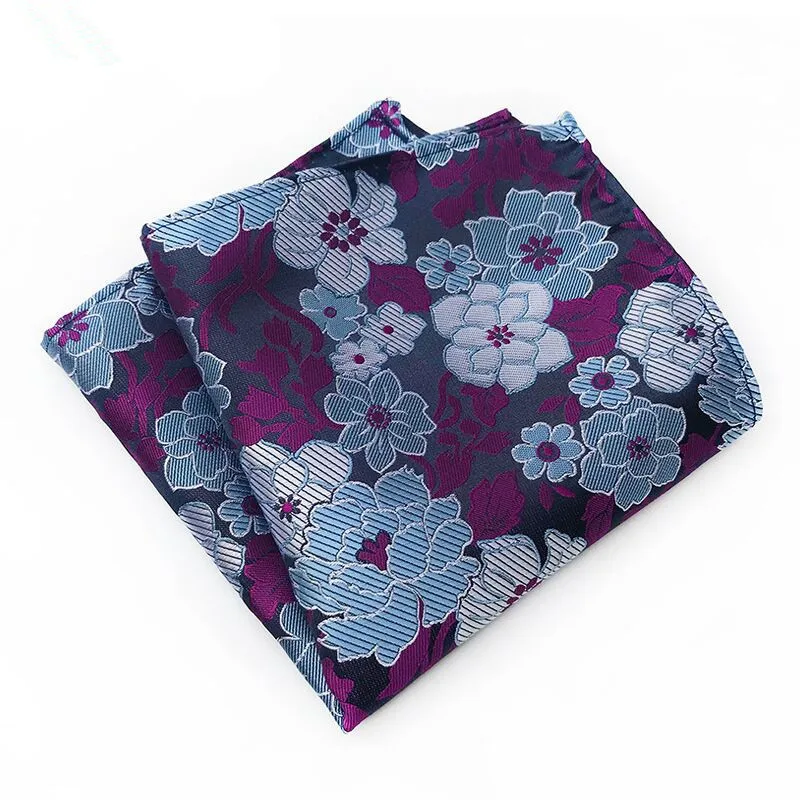 Corbata cuadrada de bolsillo para hombre, pañuelo a cuadros florales de Cachemira, ideal para regalo, traje de negocios, 25x25CM, novedad