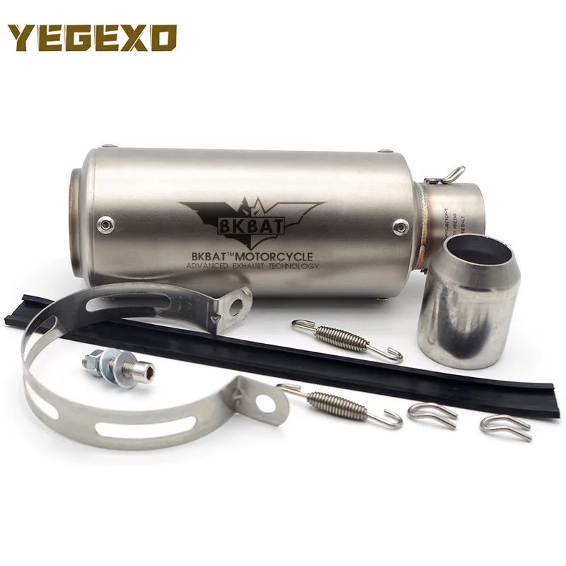 Motorcycle exhaust tube FOR vtr1000f honda cb 400 sf b75 ducati monster1000 b75 ducati monster1000 honda c50 dio50 trk 502 x