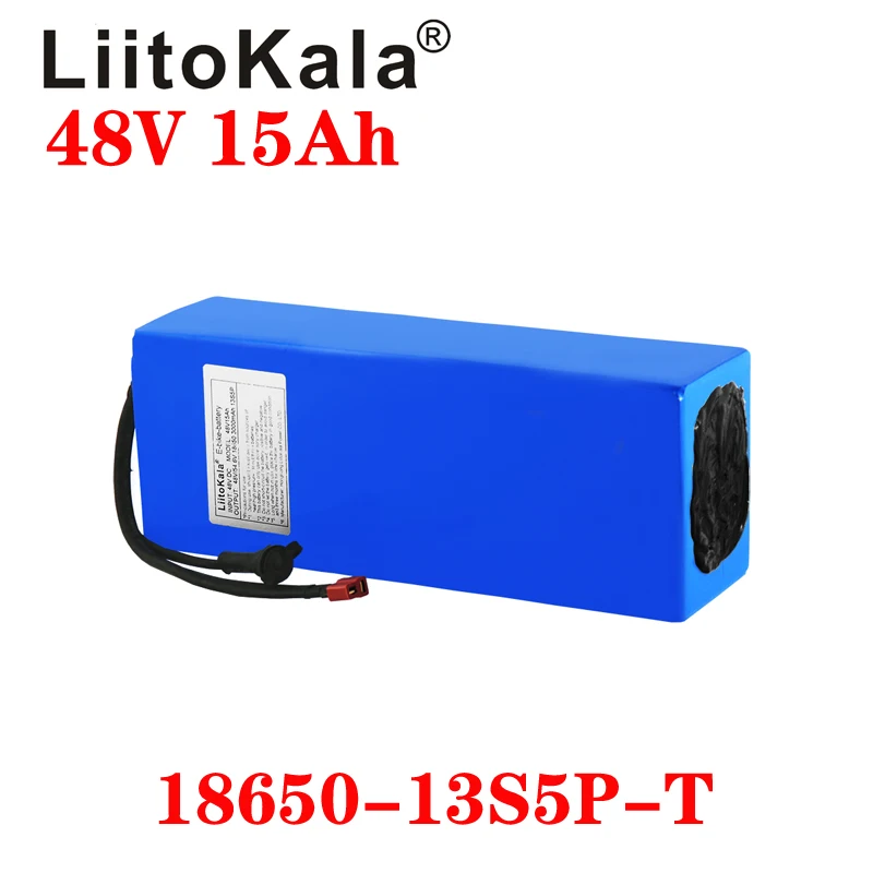 Imagem -04 - Liitokala-e-bike Bateria Kit de Conversão de Bicicleta Scooter Bafang 1000w Xt60 Plug 48v 15ah 18650