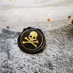 skull Wax Seal Stamp seal stamps Retro Wood Stamp Sealing Wax Seal Stamp Wedding Decorative sealing Stamp wax seal