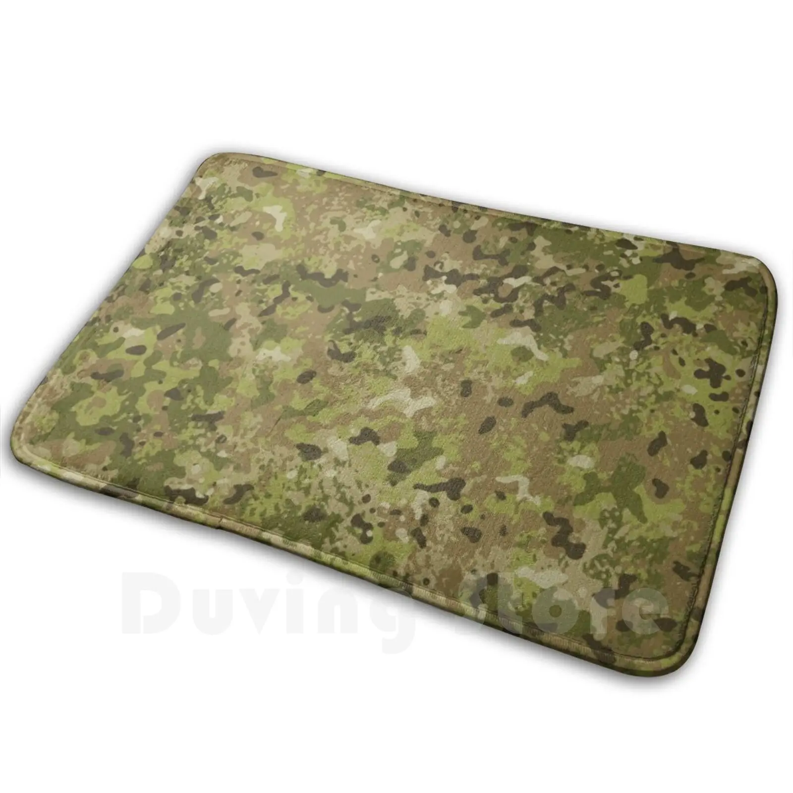 Forest And Woodland Camo Carpet Mat Rug Cushion Soft Non-Slip Forest And Woodland Camo Camouflage Camoflage Pattern