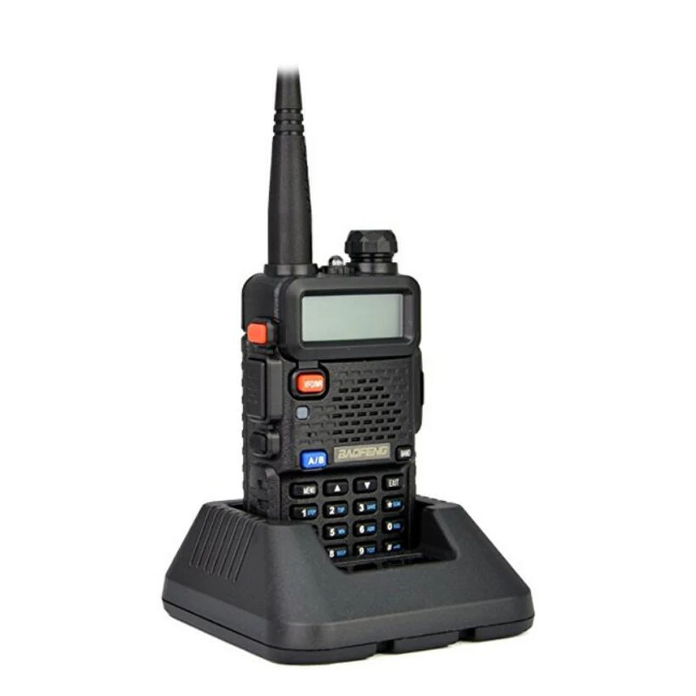 2Pcs BaoFeng UV-5R 5W Walkie Talkie VHF/UHF136-174Mhz&400-520Mhz Dual Band Two Way Radio Baofeng UV-5r Portable Walkie talkie