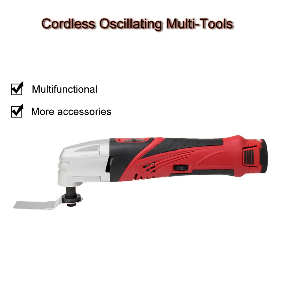 Berserker Cordless Multi Function tool 12V lithium battery Trimmer Power Tool multimaster oscillating tool with accessories