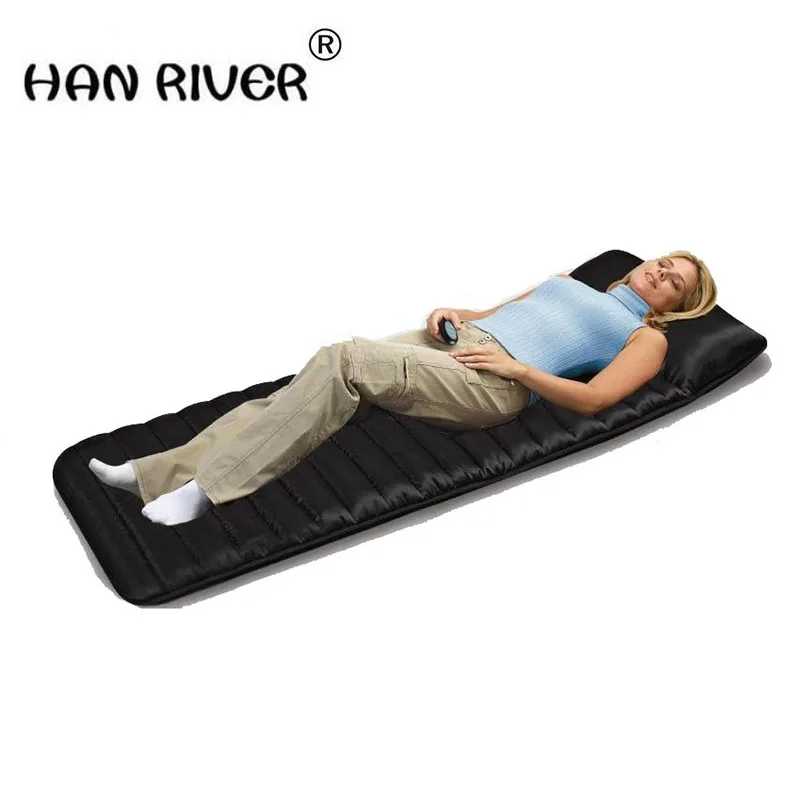 1 PC electric vibration massage massage mattress pad 9 PC vibration motor and far infrared heating massager massage pillow