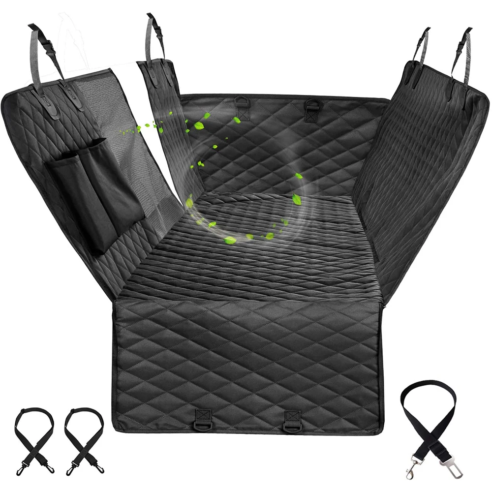 

Dog Car Seat Cover for Car Rear Back Seat 100% Waterproof Dog Car Travel Mat Pet Dog Carrier Car Hammock Cushion Protector Mat