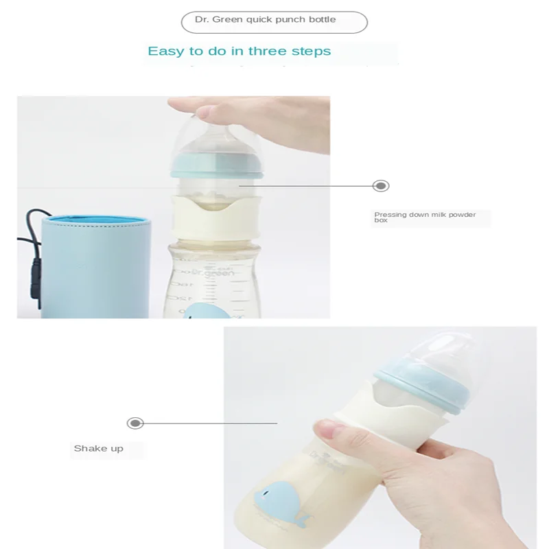 Glass Baby Bottle Wide-bore Quick Flush Bottle Anti-colic Newborn Milk Bottle Training Feeding Accessories Water Botellas Para